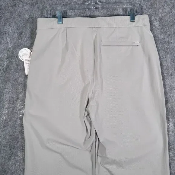 Vuori Pants Women Medium 33X33 Gray Meta Wideleg NWT Office Casual Dress - Picture 10 of 14